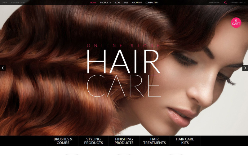 магазин косметики отзывчивая тема shopify