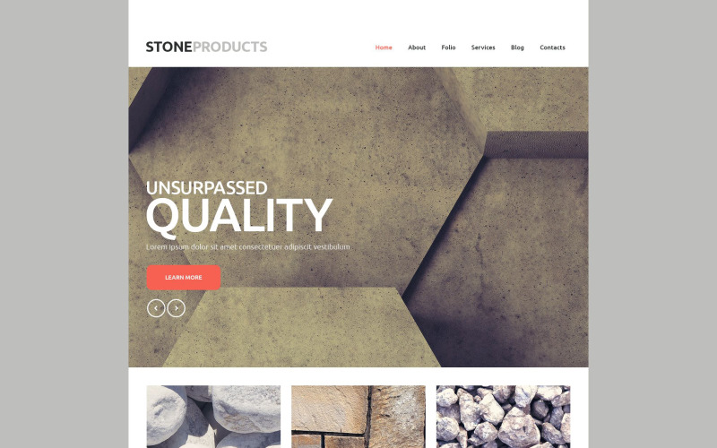 Flooring Products Website Template
