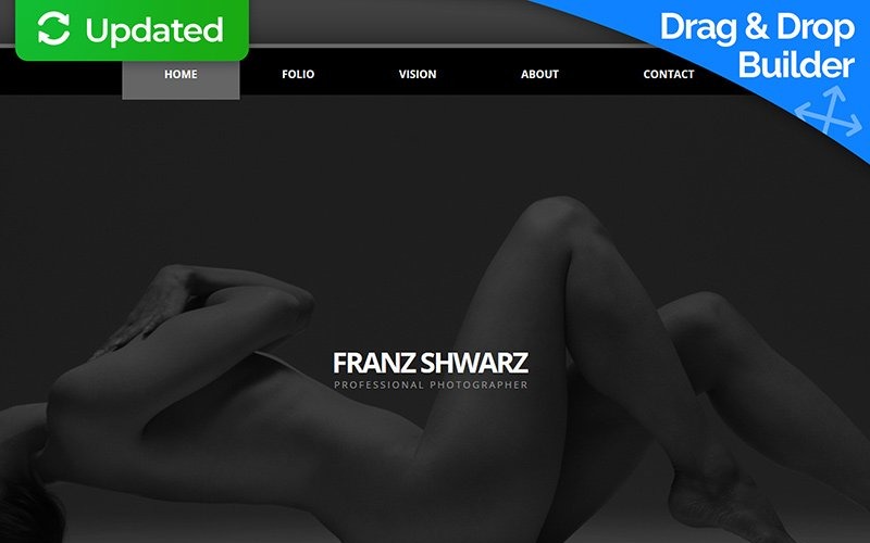 фотограф портфолио moto cms 3 шаблон