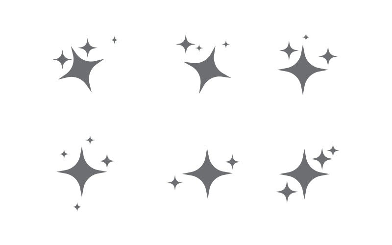 Modello di progettazione dell'illustrazione dell'icona del logo del concetto di velocità stellare v3.7