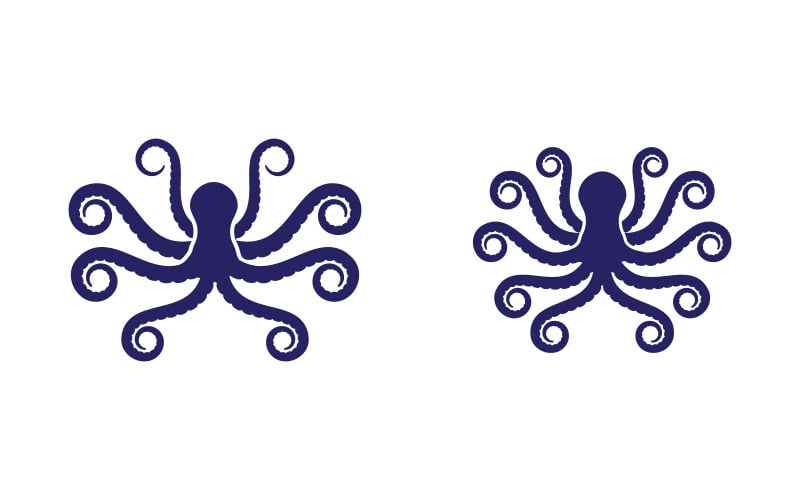Octopus vector pictogram illustratie ontwerp sjabloon v3.5