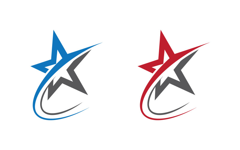 Шаблон дизайна логотипа «Концепция Star Speed» v3.3