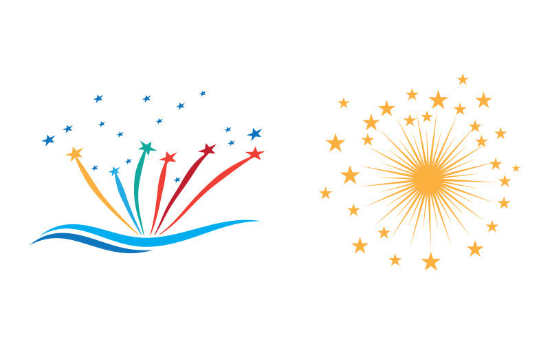 Star Speed Concept Logo-Symbol Illustration Design-Vorlage v3.6