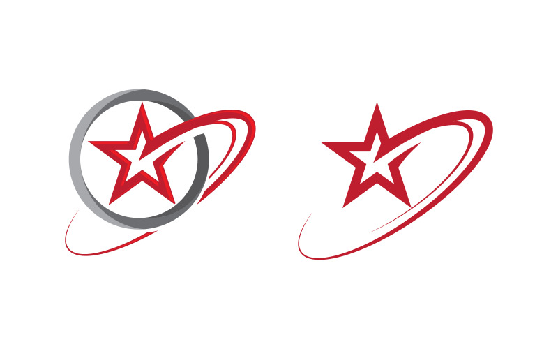 Star speed koncept logotyp ikon illustration designmall v3.2