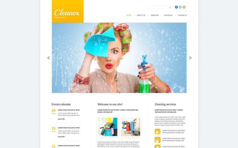 Cleaning Responsive Website Template