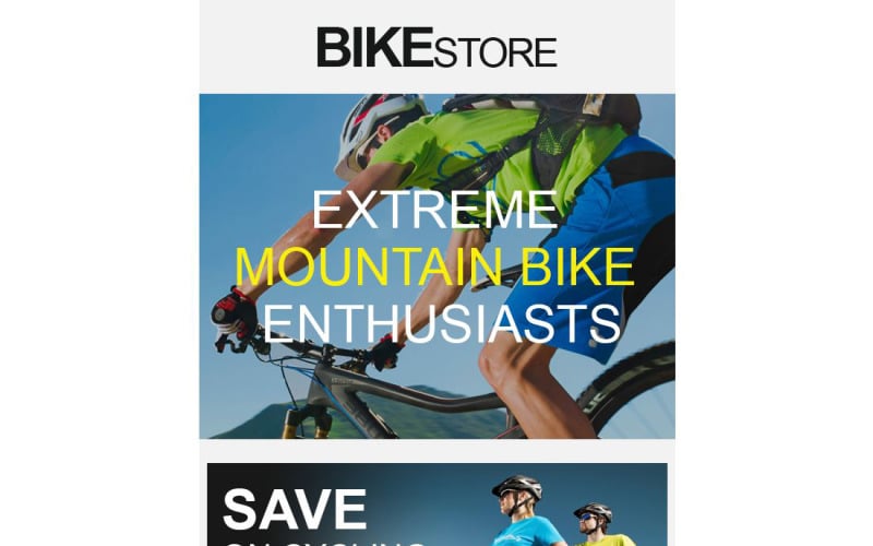 Cycling Responsive Newsletter Template