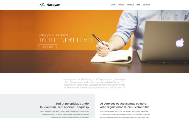 Thème WordPress Narayan