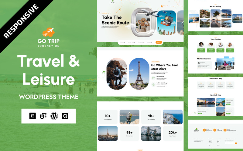 Go Trip – motyw WordPress Elementor dla agencji podróży i wypoczynku