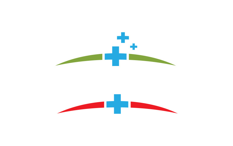 Plantilla de diseño de icono médico de vida sana de hospital v3.9