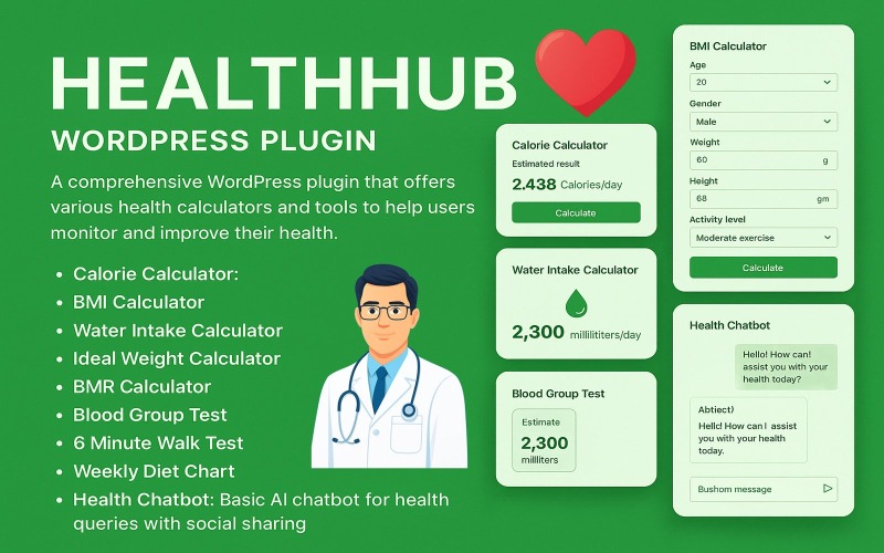 HealthHub Wordpress Eklentisi