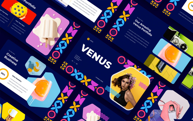 Venus - Plantilla creativa de Google Slides