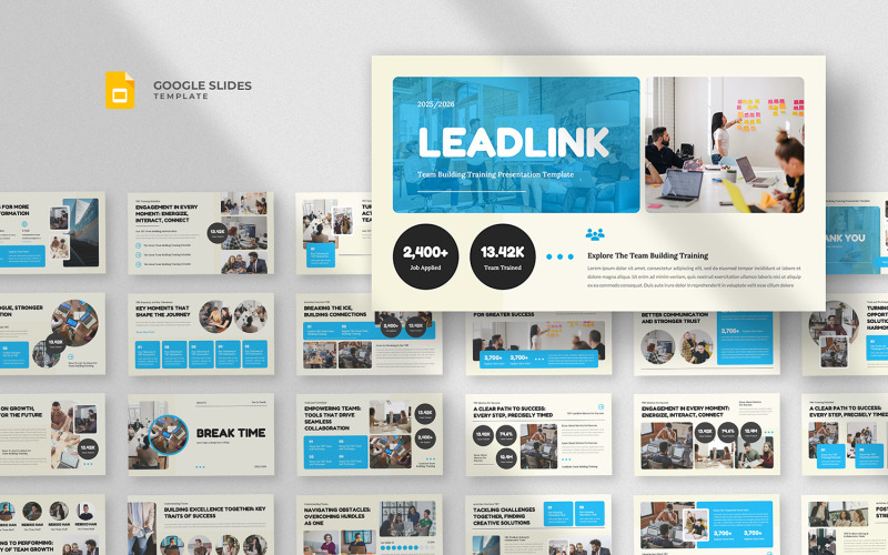 Leadlink - 团队建设培训 Google 幻灯片模板
