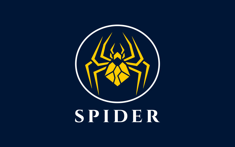 Spindel unik logotypdesignmall