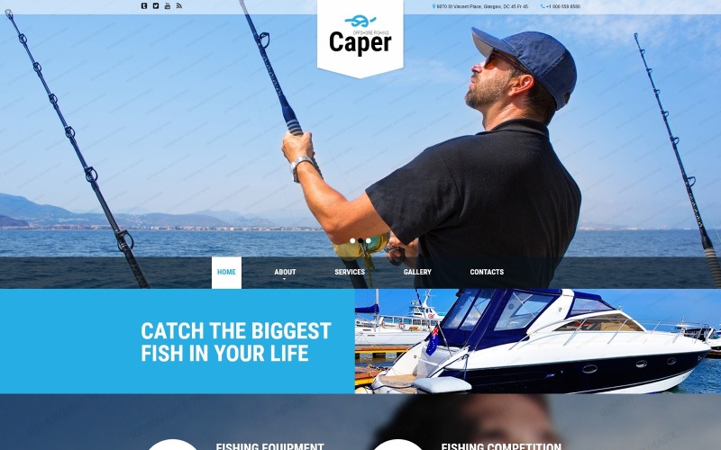 Caper Website sjabloon