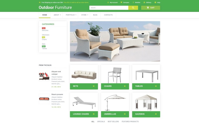 тема outdoor comfort woocommerce
