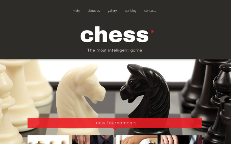 Responsives WordPress-Theme für Schach