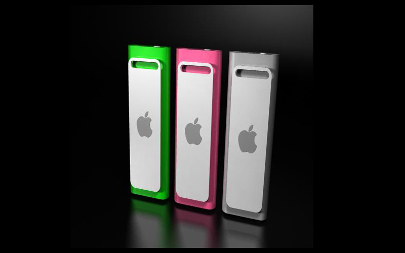 3D-модель iPod Shuffle 3-го покоління Maya 2009