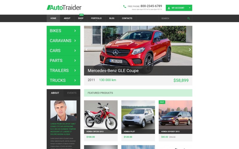 AutoTraider WooCommerce主题