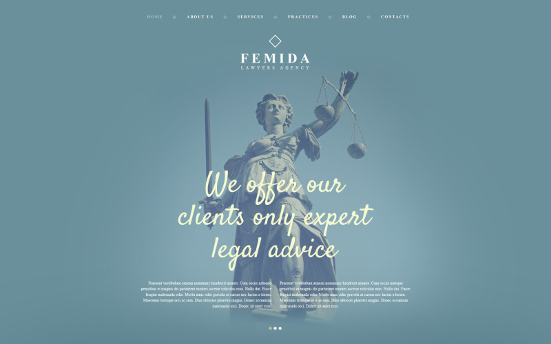 Femida WordPress-tema