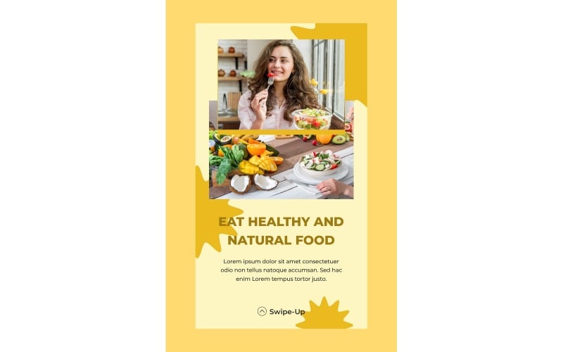 Storie di Instagram Mangia cibo sano