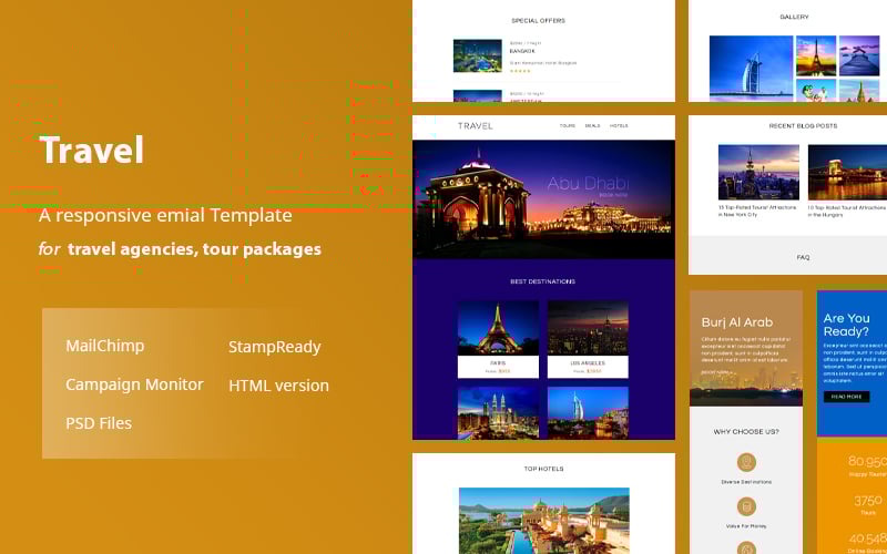Travel - Responsive Email Template