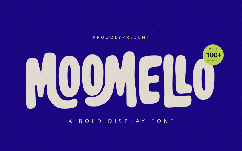 Moomello - Bod Display-lettertype