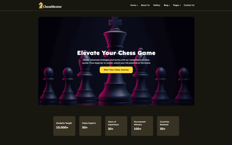 ChessMentor - Vorlage Chess Professional für Meister und Akademien