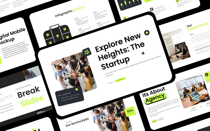 Powerpointpresentatie voor startuppitchdeck