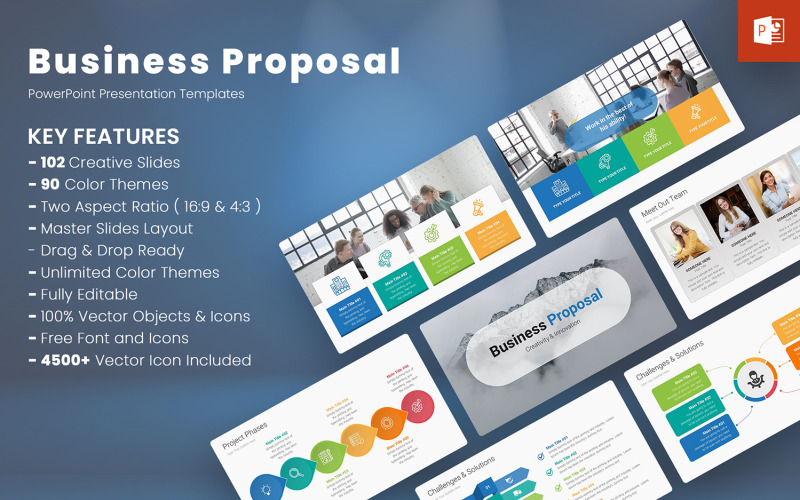 Modelli di presentazione PowerPoint per proposte commerciali