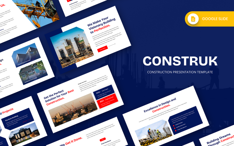 Construk - Építőipari Google Dia sablon