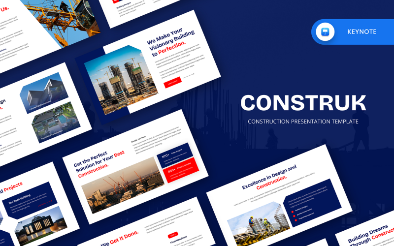 Construk - Modello di presentazione per la costruzione