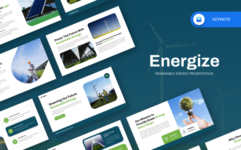 Energize – Keynote-Vorlage für erneuerbare Energien