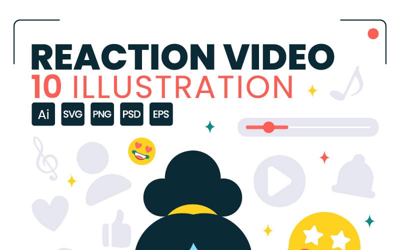 10 videoillustrationer om reaktioner på sociala medier