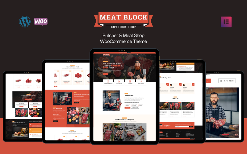 Meat Block — тема WooCommerce для мясной лавки и мясных услуг