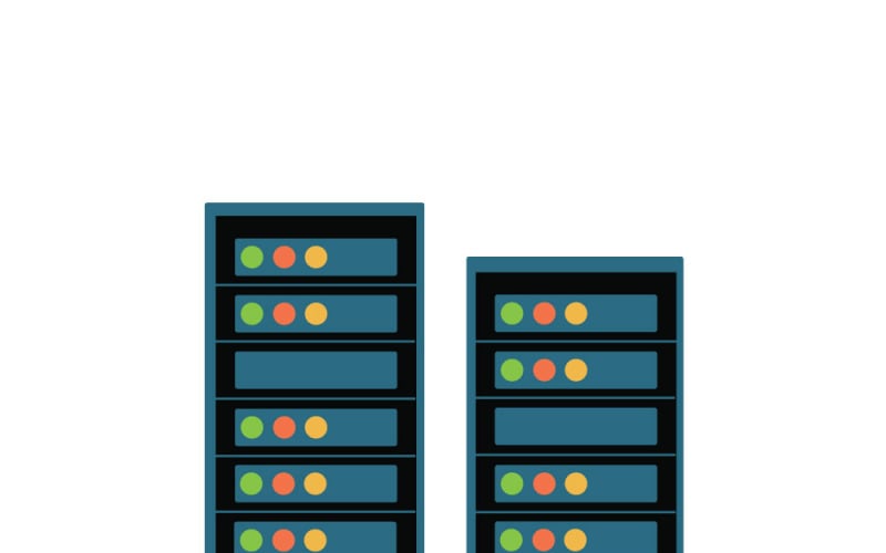 Torre server rack verticale per data center e hosting
