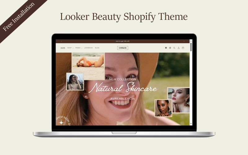 Looker – Tema Shopify per negozi di bellezza