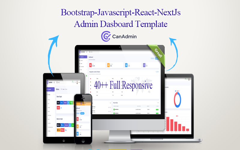 Plantilla de panel de administración de Next.js | React + Bootstrap 5