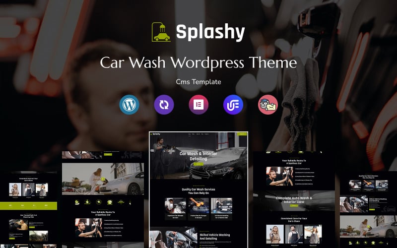 Splashy - Tema WordPress Responsivo Multiuso para Lavagem de Carros