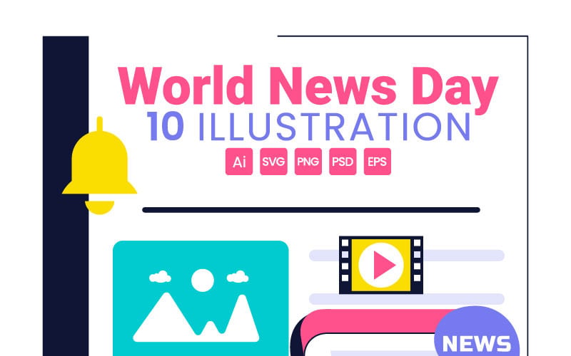 10 Illustrationen zum Weltnachrichtentag