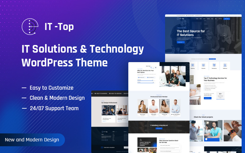 Ittop – IT 解决方案和技术 WordPress 主题