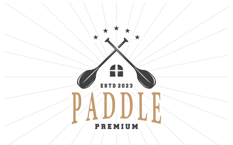 Peddellogo Boot Peddelontwerp Vector V6