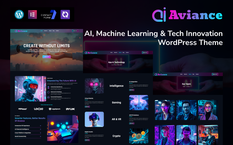 Avlance – Tema WordPress per intelligenza artificiale, apprendimento automatico e innovazione tecnologica