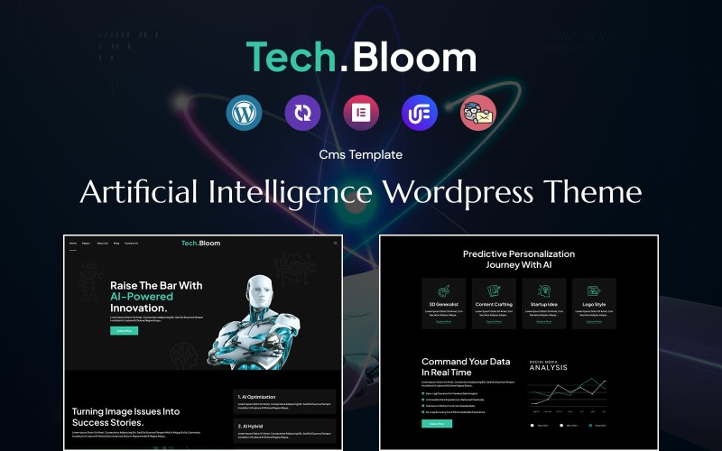 Tech.Bloom - Thème WordPress dédié à l'intelligence artificielle (IA)