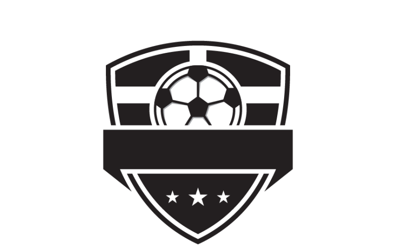 Modello di logo della squadra di calcio