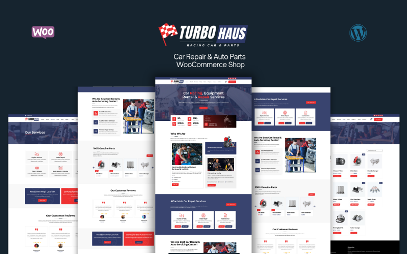 TurboHaus – WooCommerce Theme for Car Repair Services & Auto Parts Shop