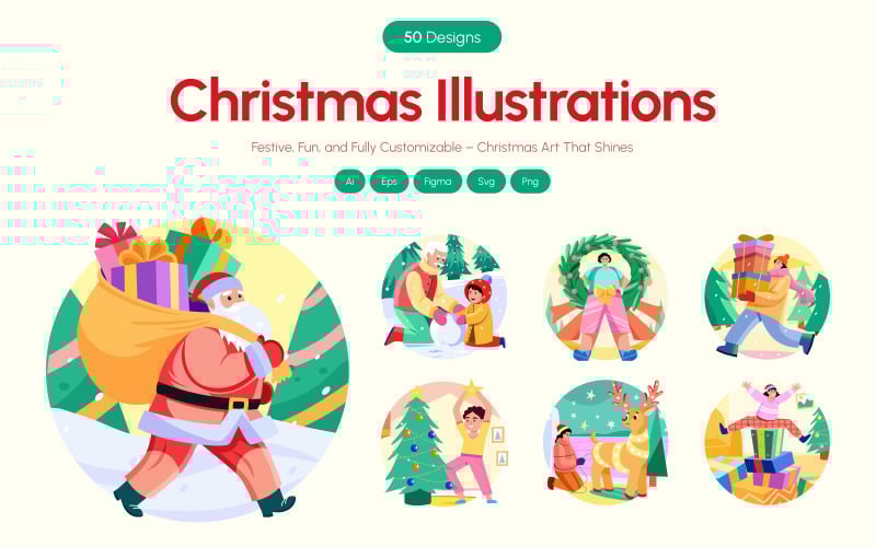 Julillustrationskonstset
