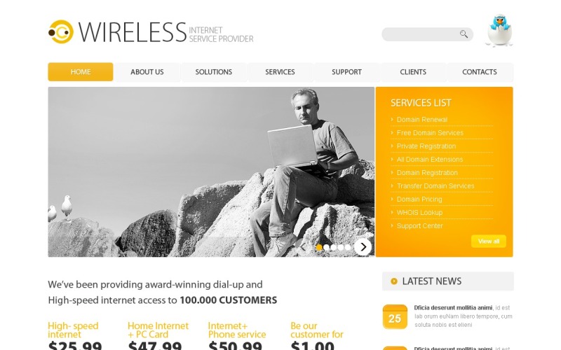 Isp psd template 54284 templatemonster