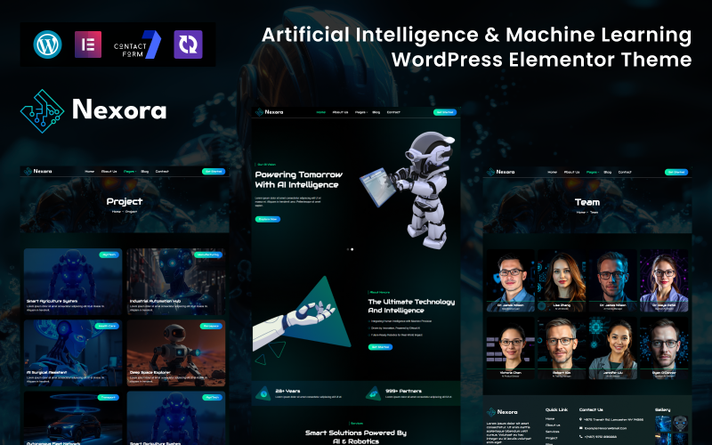 Ai — тема WordPress Elementor для искусственного интеллекта и машинного обучения
