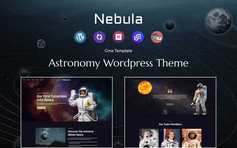 Nebula – Астрономическая тема Wordpress