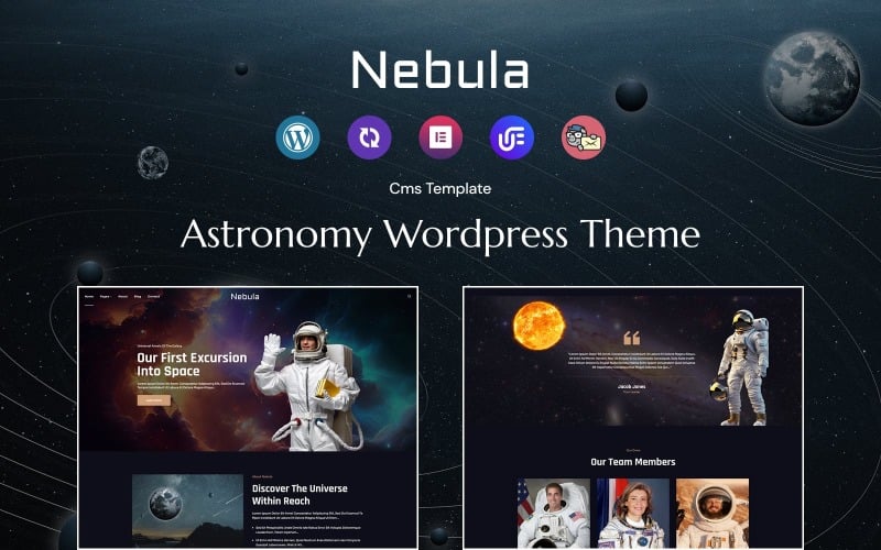 Nebula – Wordpress šablona pro astronomii
